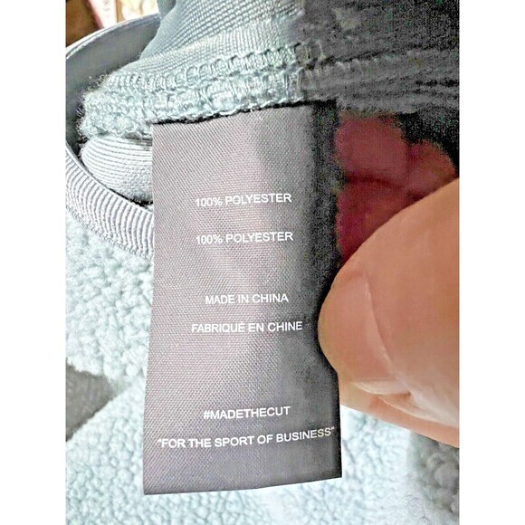 CUTS Clothing Polartec® Sherpa Half Zip Blue Fleece XXL NWT - Picture 7 of 7